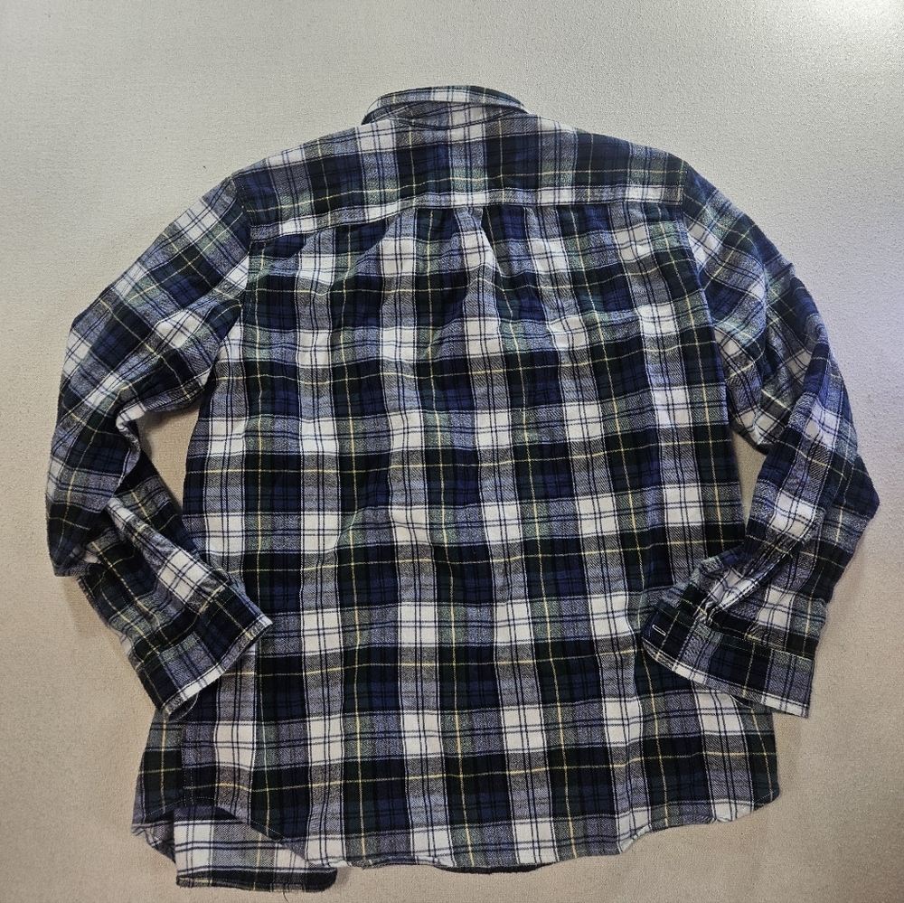 LL Bean Plaid Flannel Shirt Men's XL Traditional Fit Cotton - Picture 6 of 6